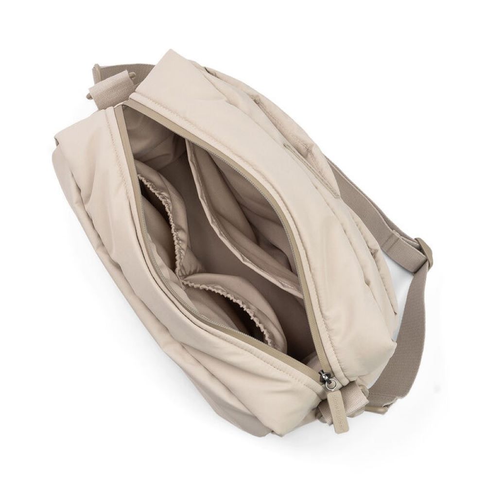 Done by Deer Vaunulaukku stroller bag usealla taskulla, sand.