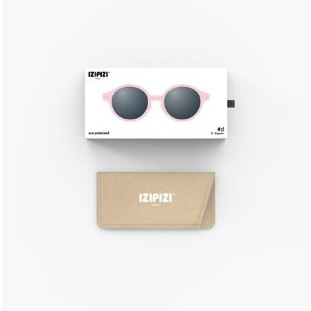 IZIPIZI Aurinkolasit Baby #D (0-3v) - Pastel Pink