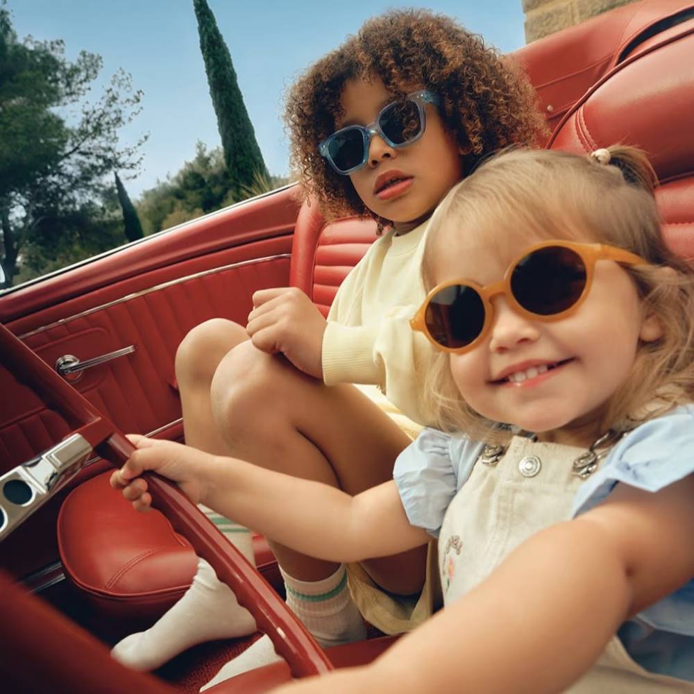 IZIPIZI Aurinkolasit Baby #D (0-3v) - Pastel Pink