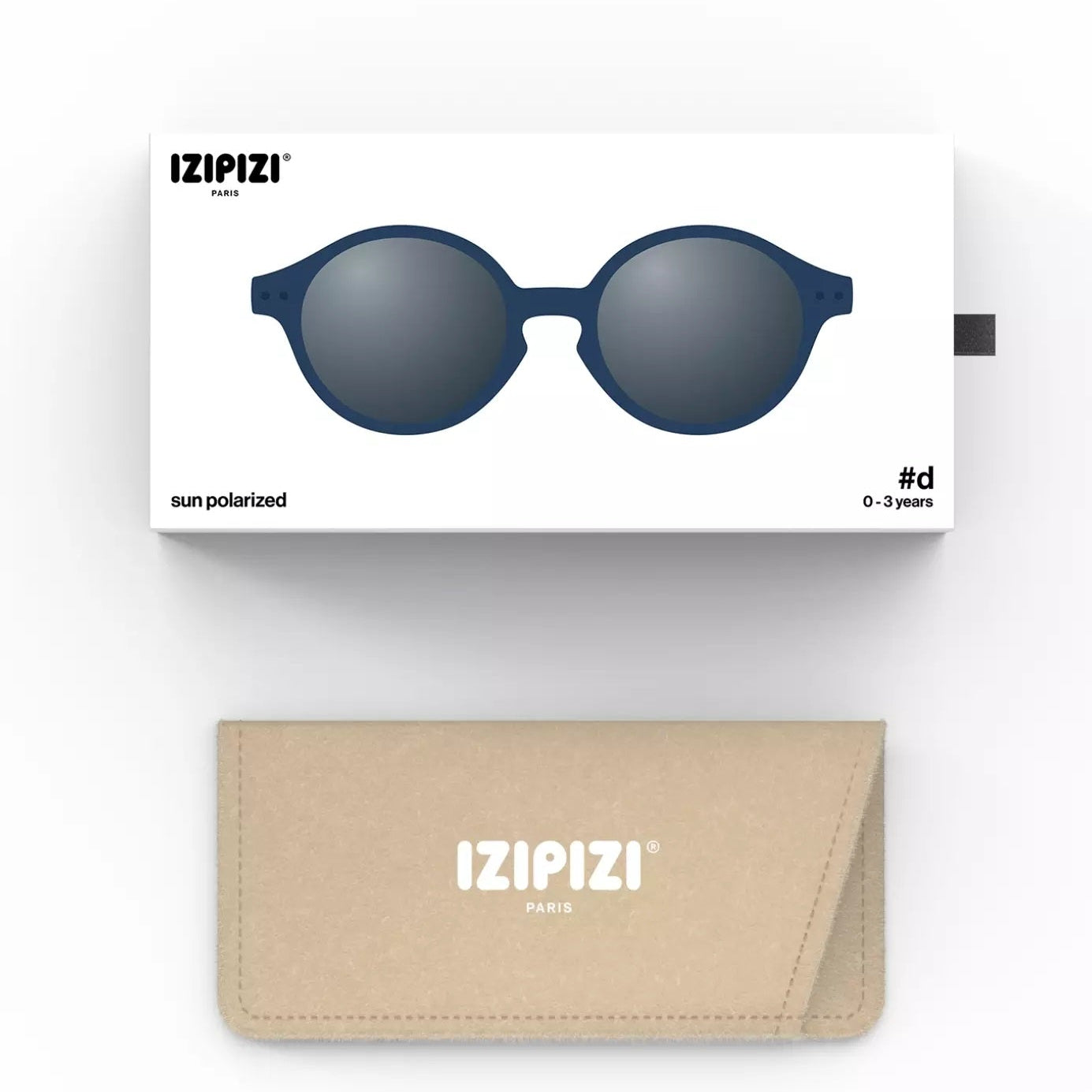 IZIPIZI Aurinkolasit Baby #D (0-3v) - Denim Blue