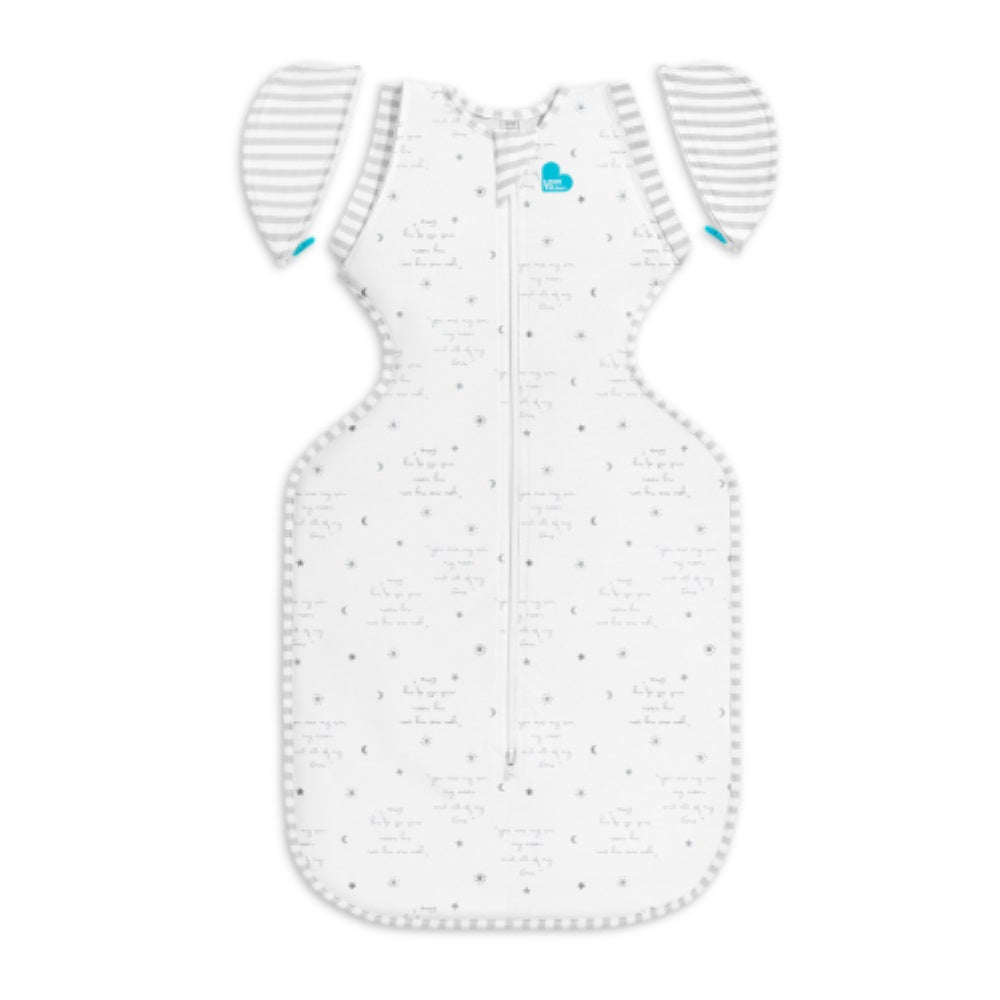 LOVE TO DREAM Swaddle Up kapalopussi 50/50 Lite (TOG 0.2) - White (You are my)