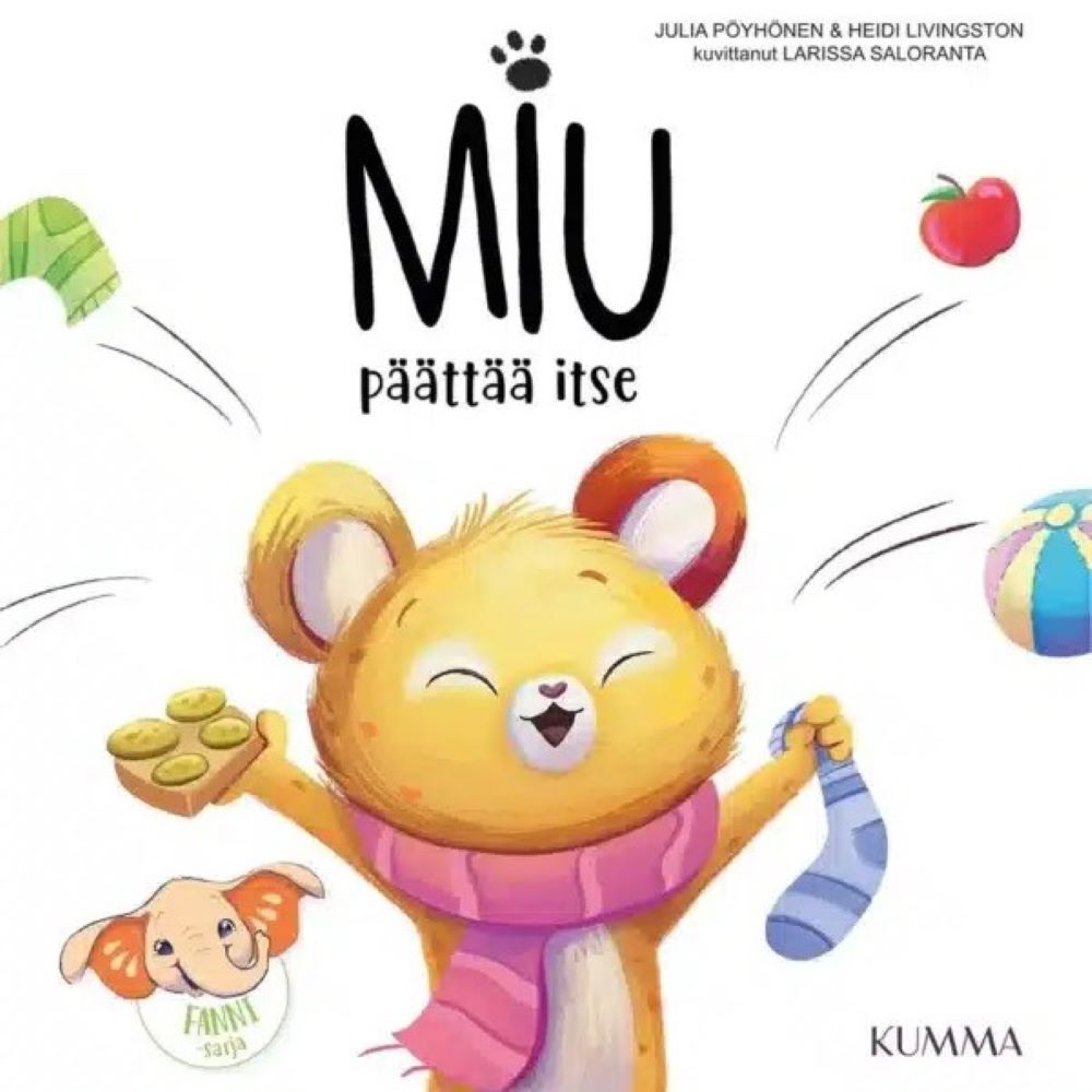Miu päättää itse, lasten tunnetaitokirja.