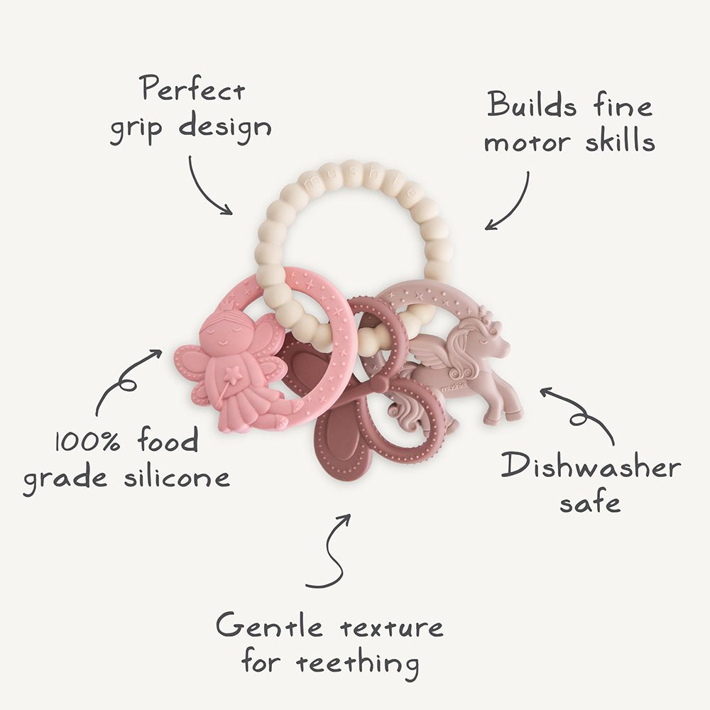MUSHIE Purulelu Teething Ring - Fairy