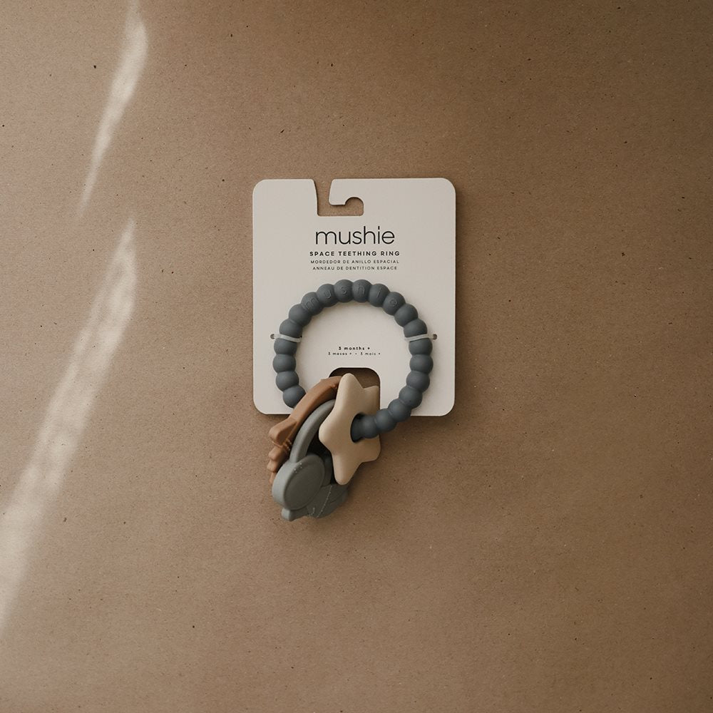 MUSHIE Purulelu Teething Ring - Space