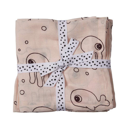 DONE BY DEER Harsoliina 2-pack Sea friends - Powder.