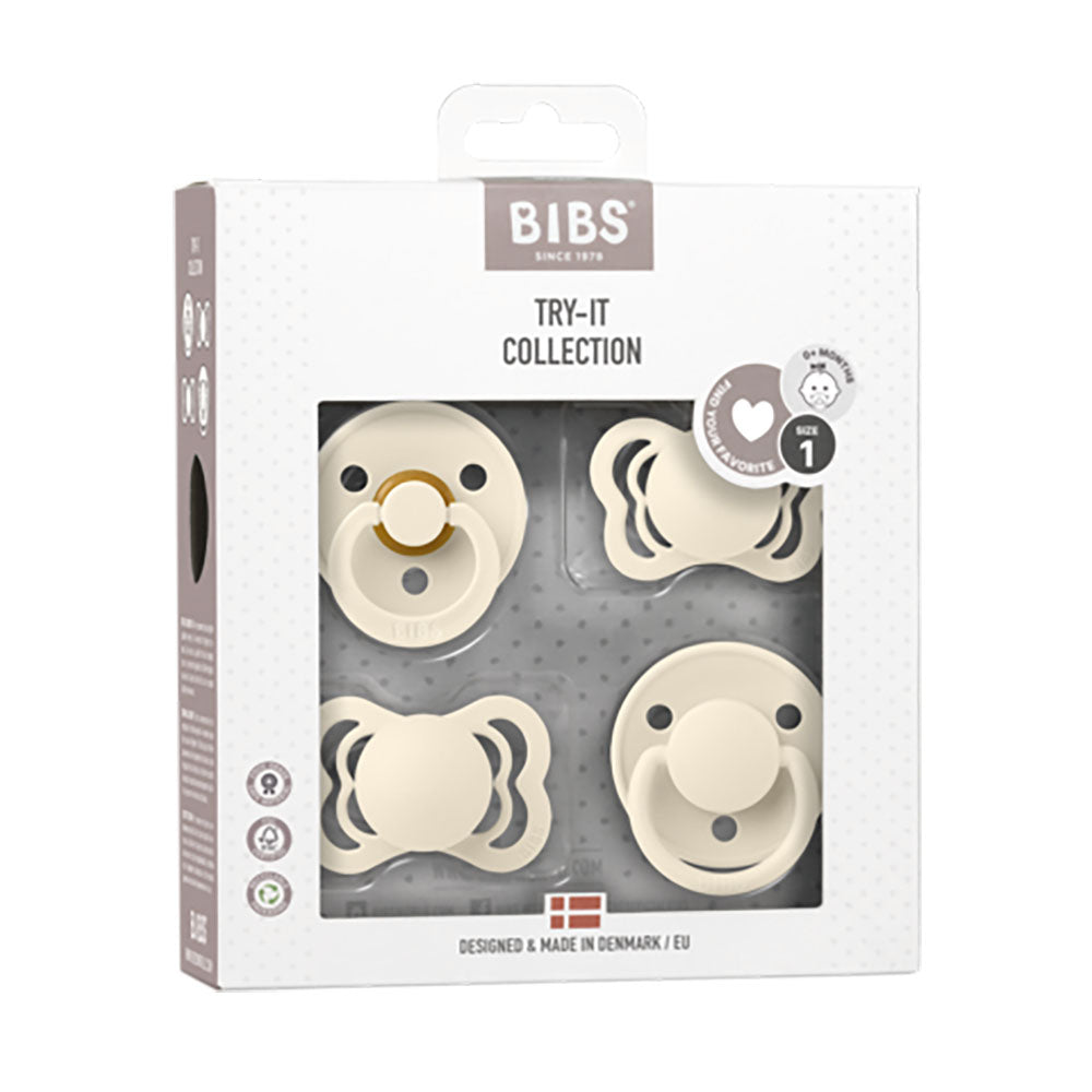 BIBS Try-It collection Ivory.