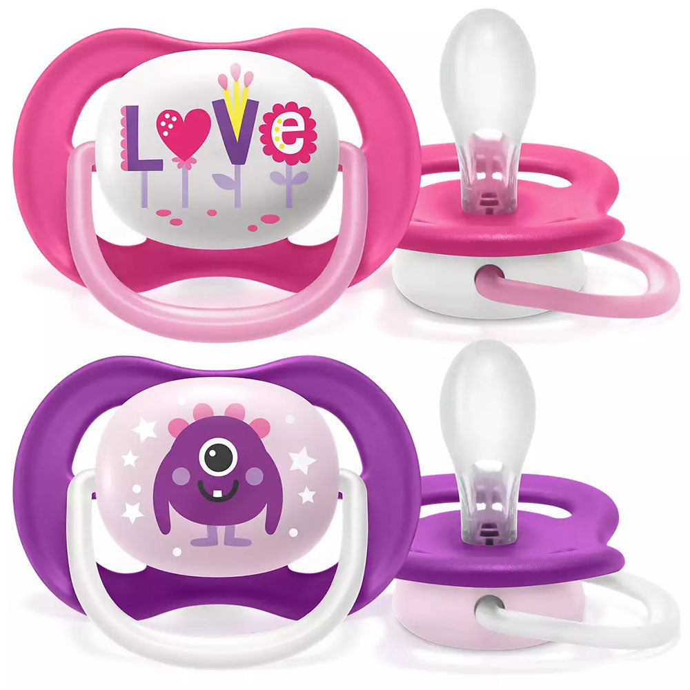 PHILIPS AVENT Ultra Air tutti 2-pack (6-18kk) - Pinkki